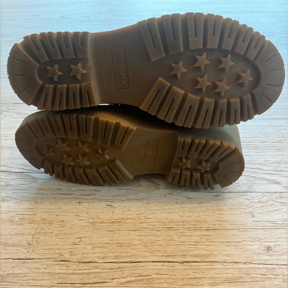 Sonoma Hadley Wedge Ankle Boots Banana Taupe 6.5 - Picture 7 of 9